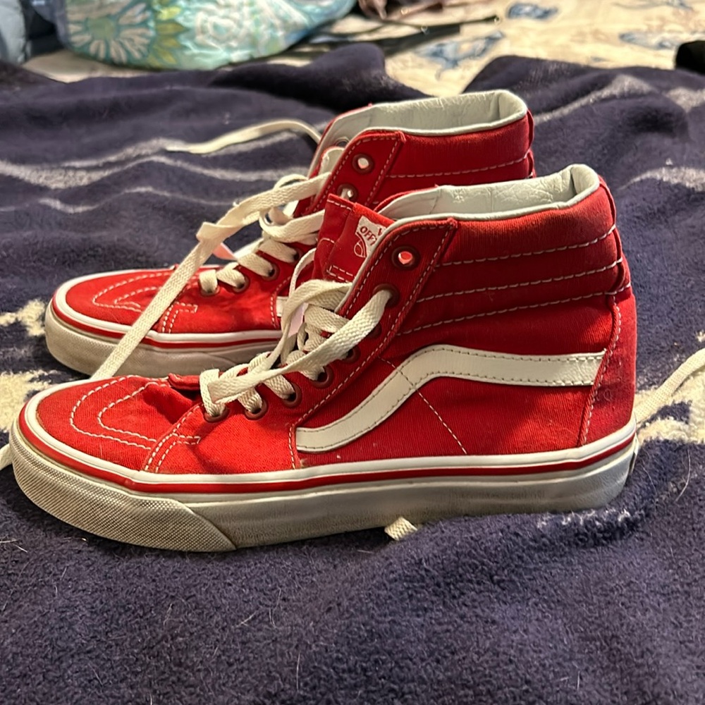 Vans high top size 5.5mens 7 women’s